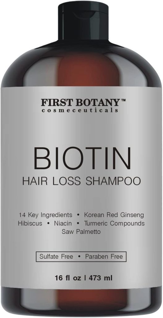 Hair Regrowth and Anti Hair Loss Shampoo 16 fl oz, with DHT blockers- Daily Hydrating, Detoxifying, Volumizing Shampoo For Men and Women